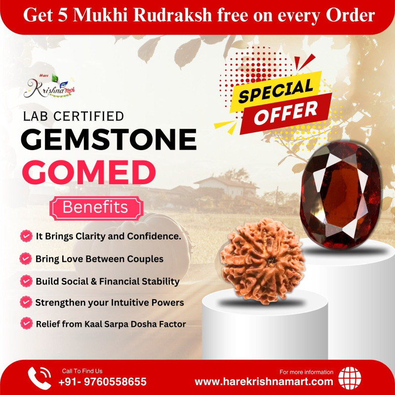 Gomed Gemstone(Gomed stone)