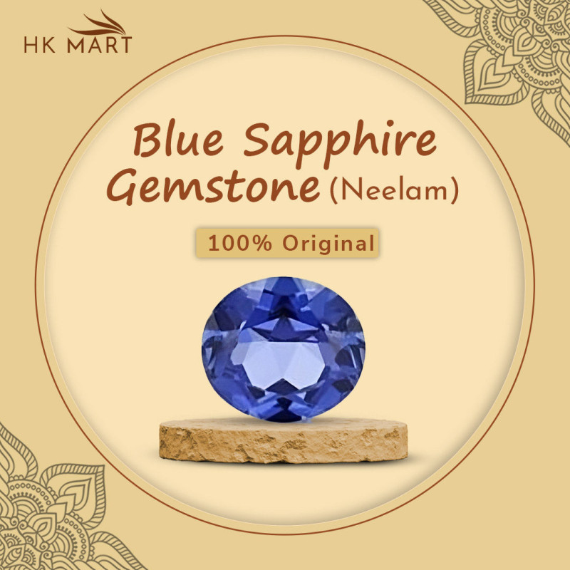 Neelam Gemstone (Blue Sapphire Stone)