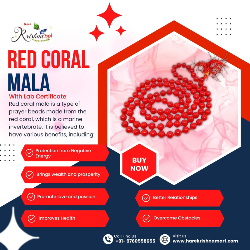Red Coral mala