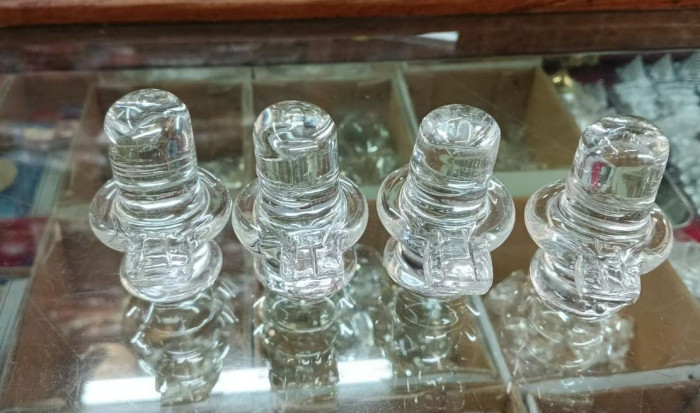 Sphatik/Crystal Siva Lingam for Pooja (3CM Size)